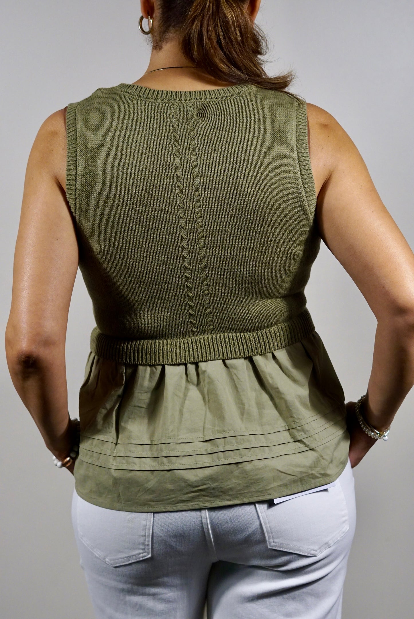 Knit Peplum Top
