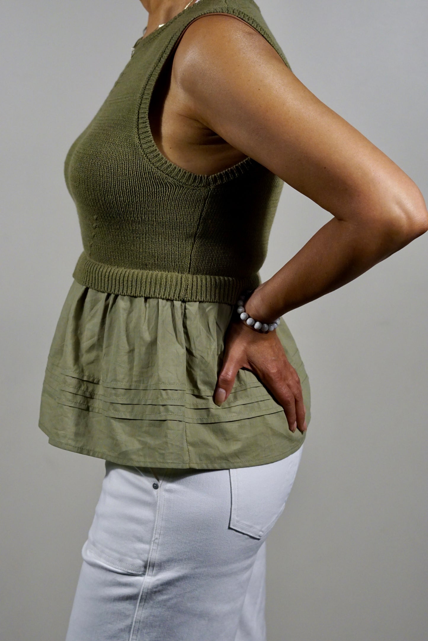 Knit Peplum Top
