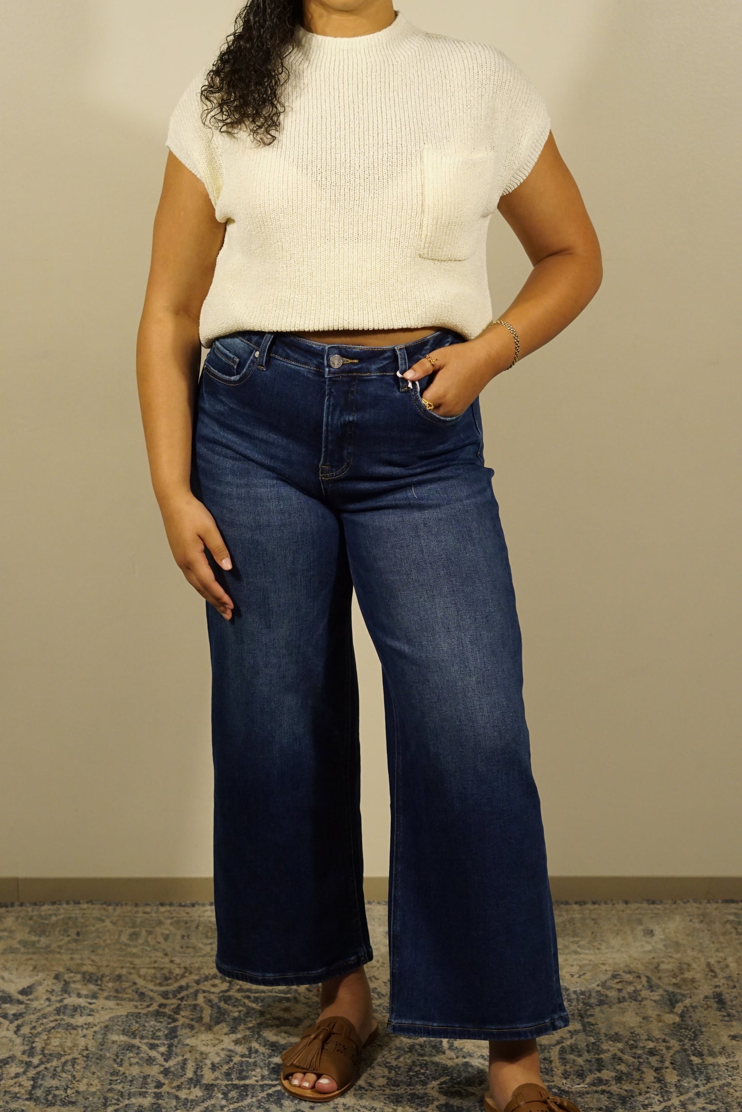Mock Neck Summer Sweater
