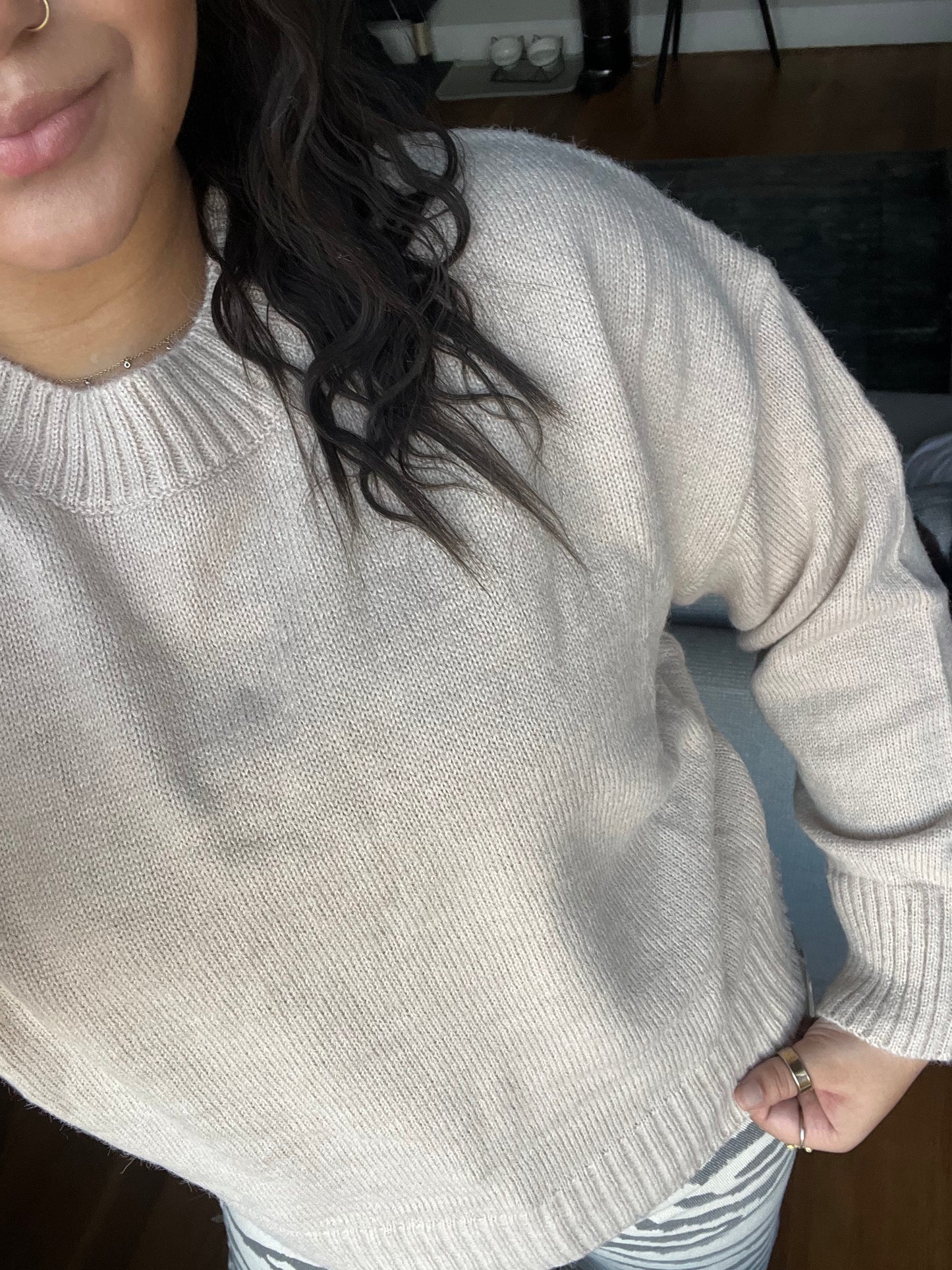 The Everyday Sweater — Khaki