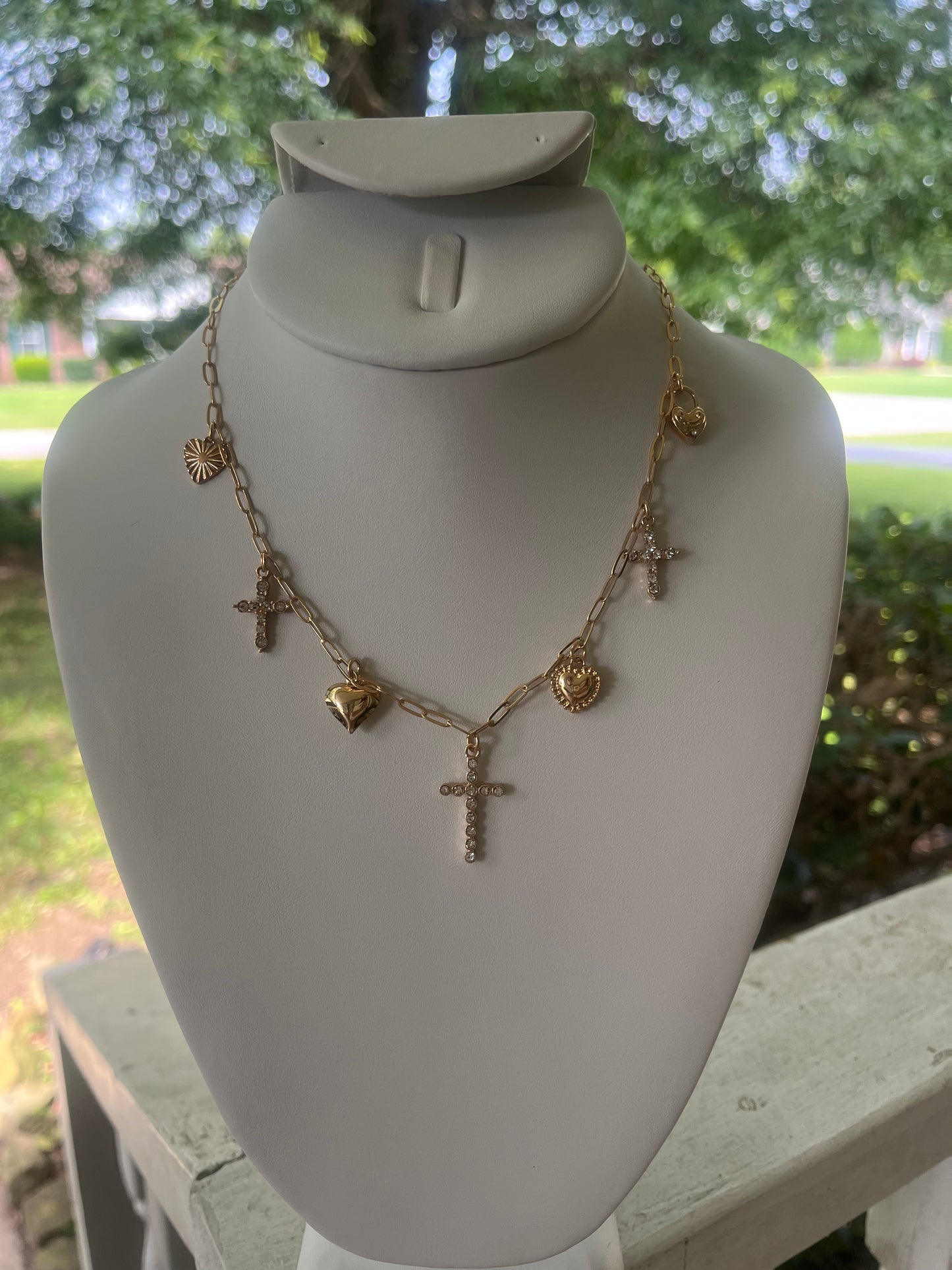 Cross Charm Necklace