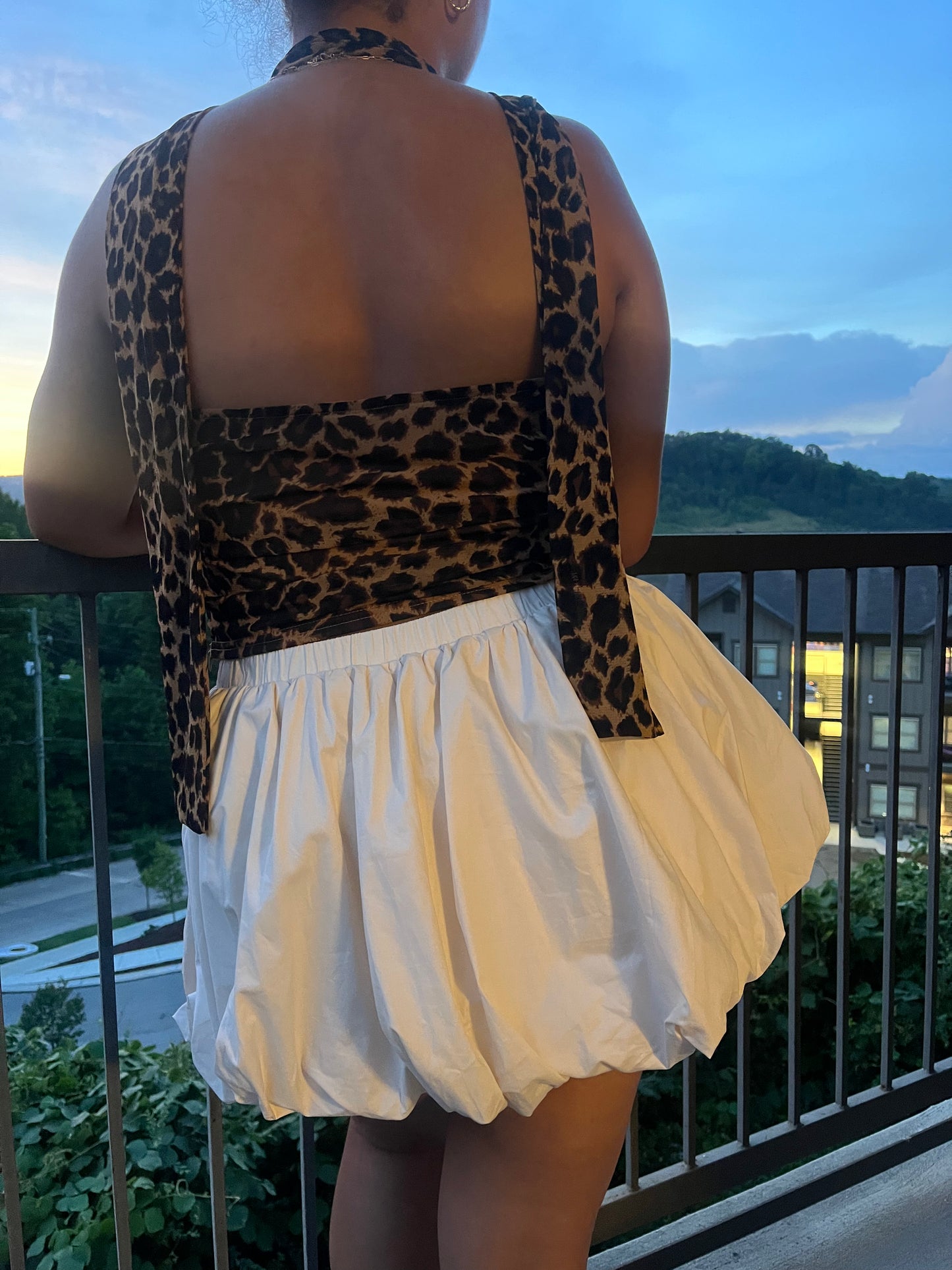 Mini Bubble Skort - Eggshell