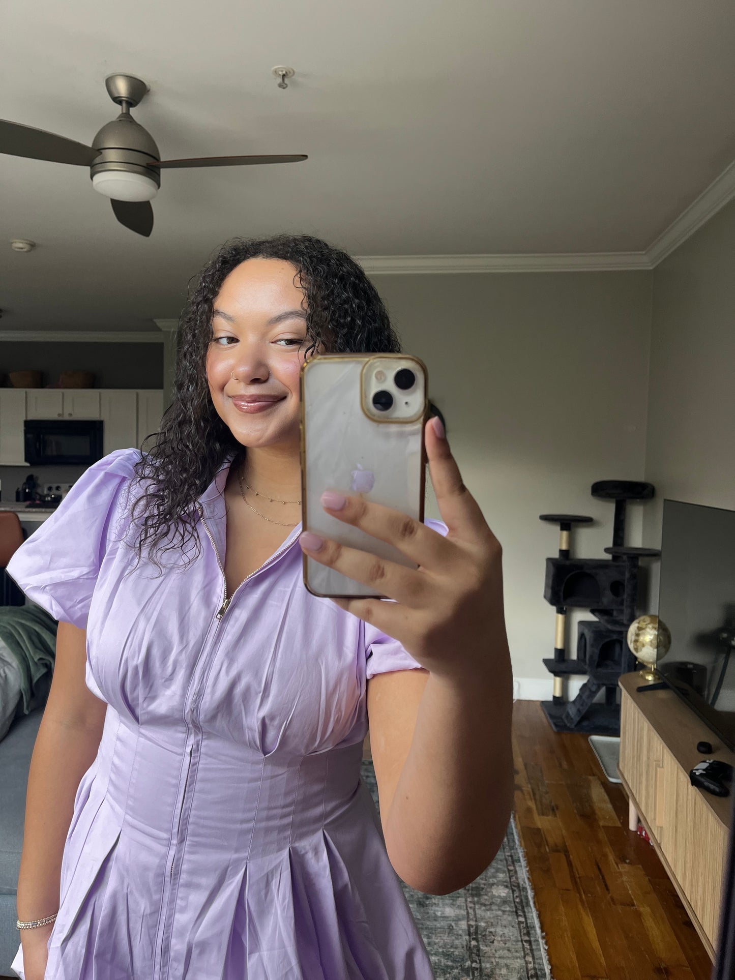 the simone dress - lavender