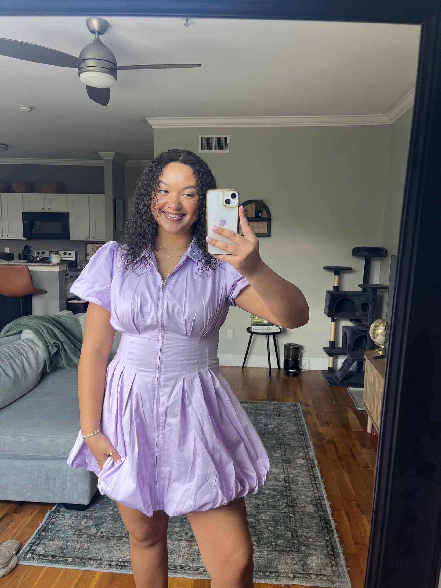 the simone dress - lavender