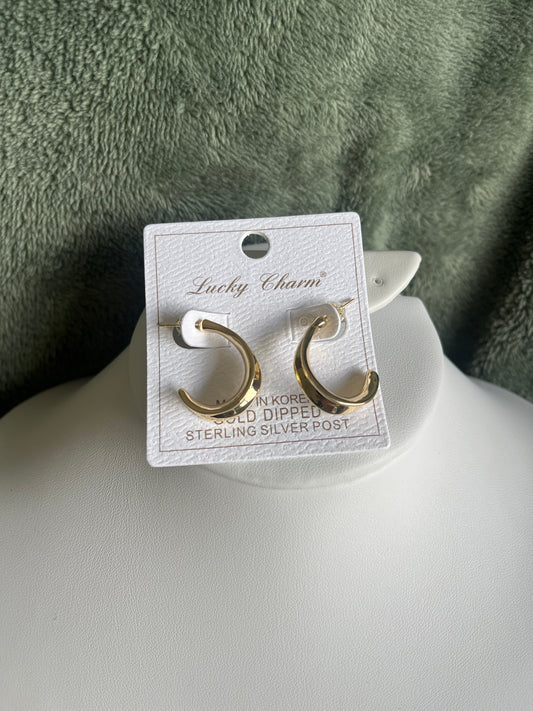 Open Gold Hoops