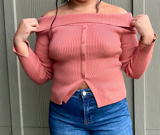 Off the Shoulder Sweater
