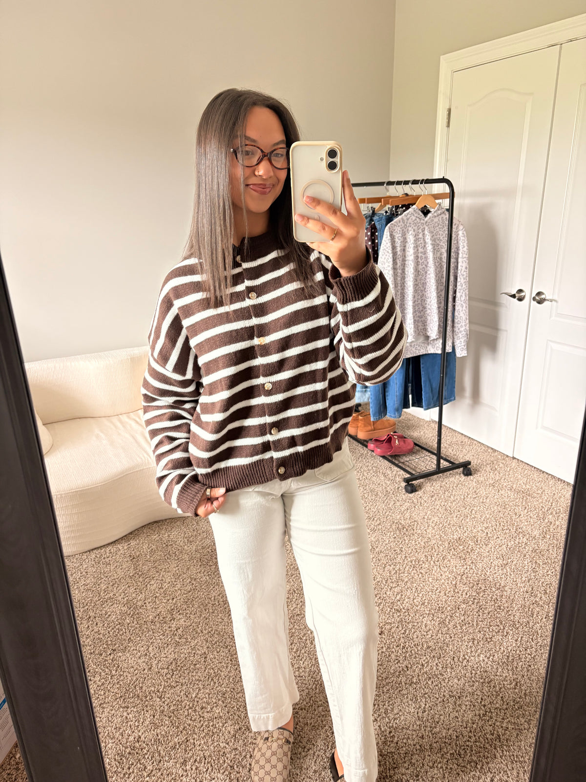 brown sugar cardigan