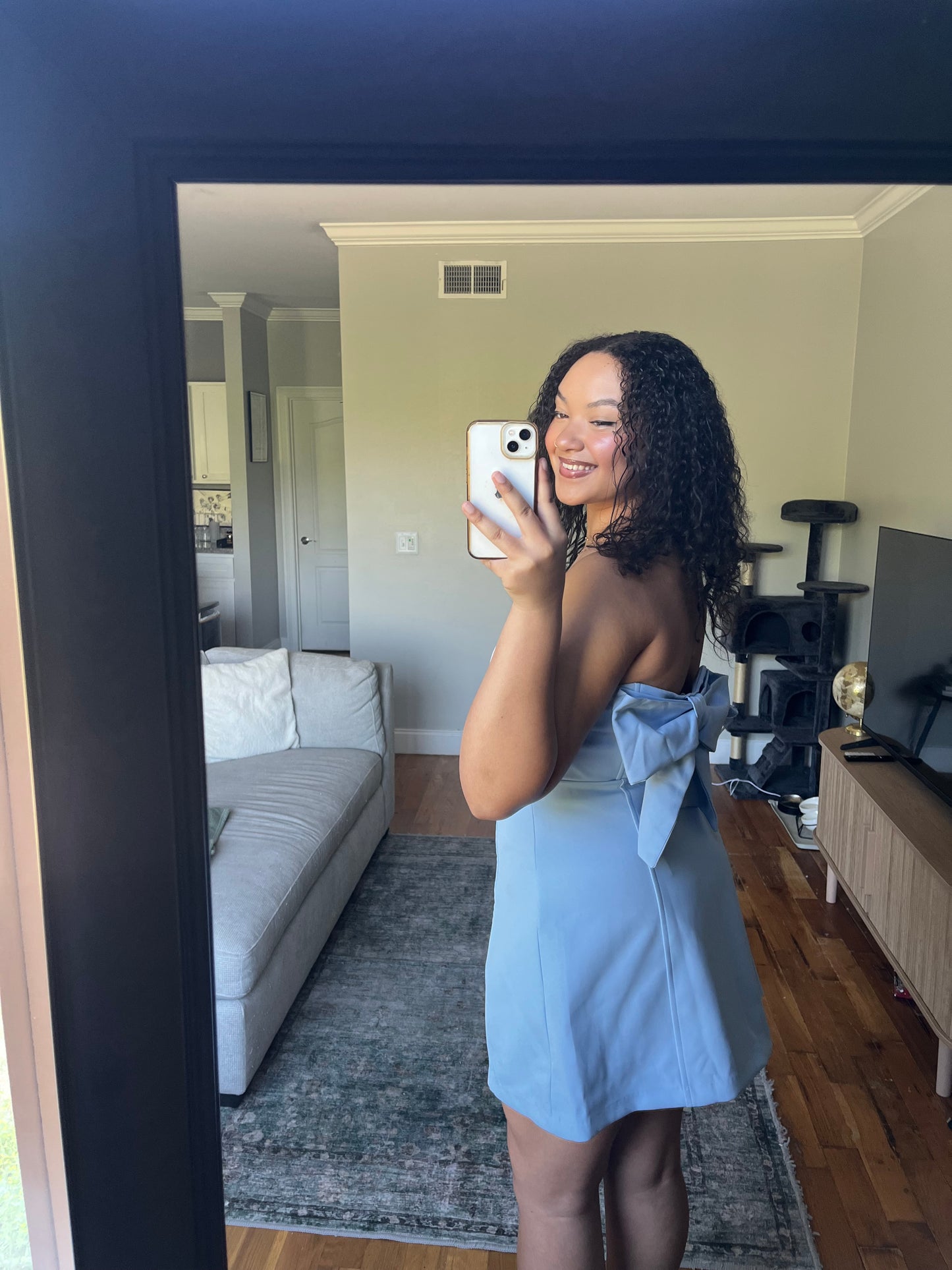 blue darling dress