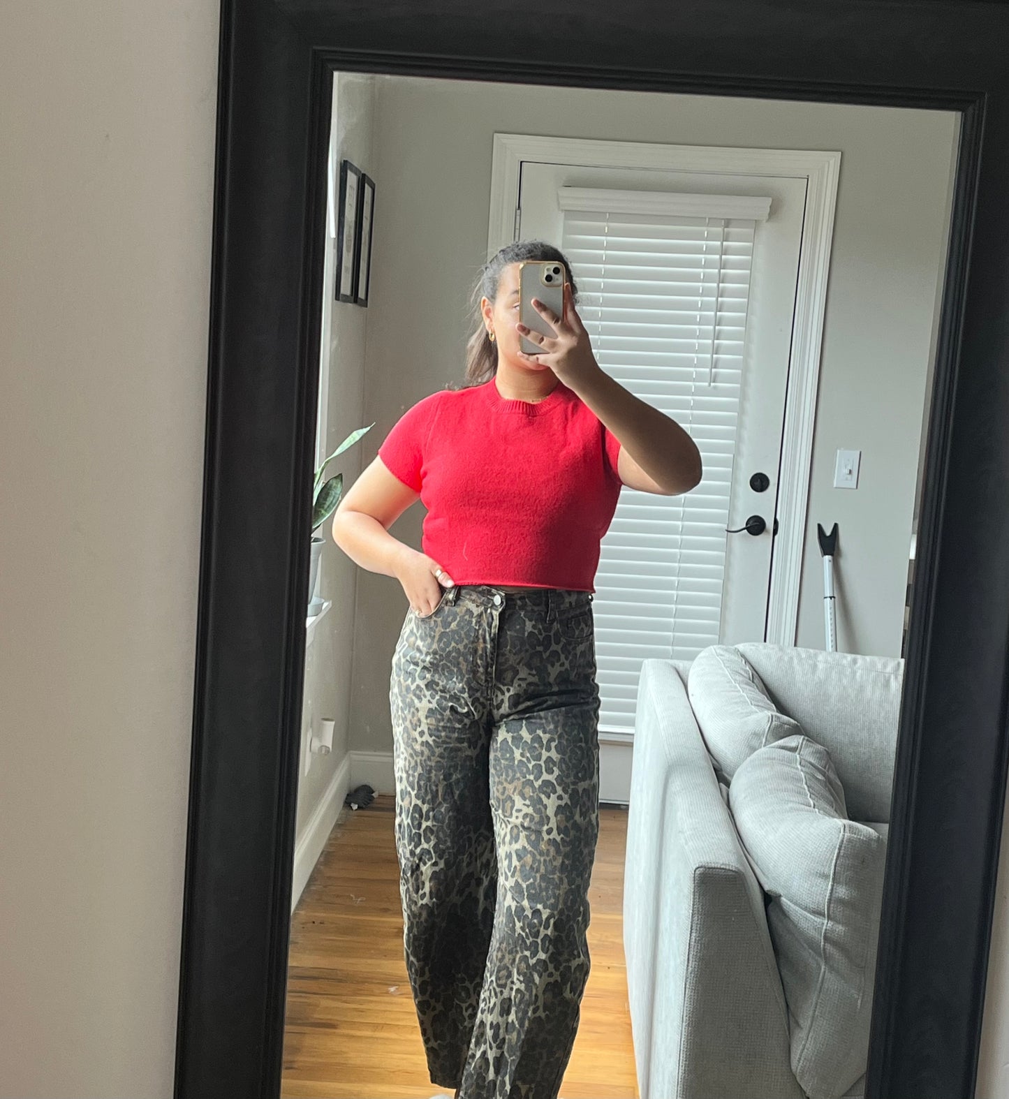 Ruby Red Sweater Top