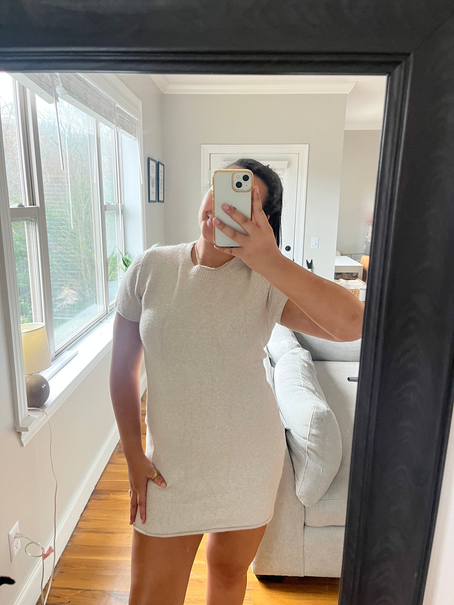 Soft Sweater Mini Dress