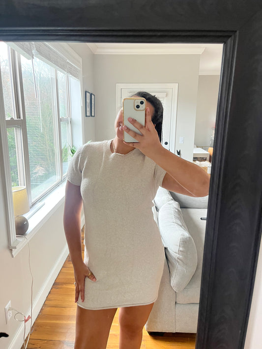 Soft Sweater Mini Dress