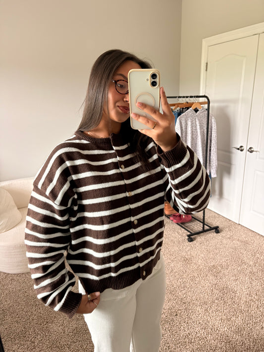 brown sugar cardigan