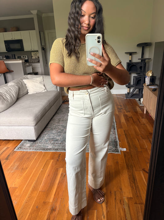 high waist everyday wide leg pants