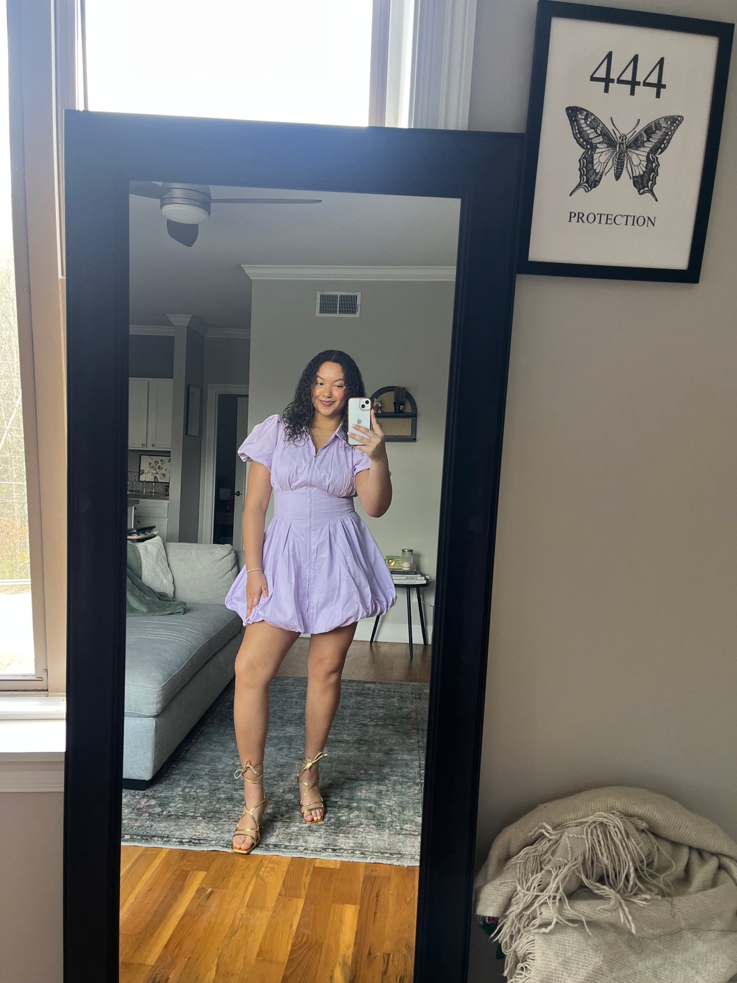 the simone dress - lavender