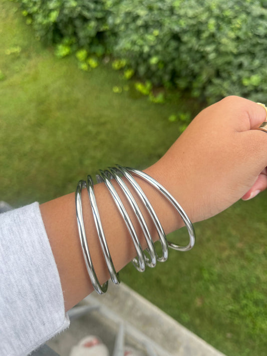 Stackable Bracelet - Silver