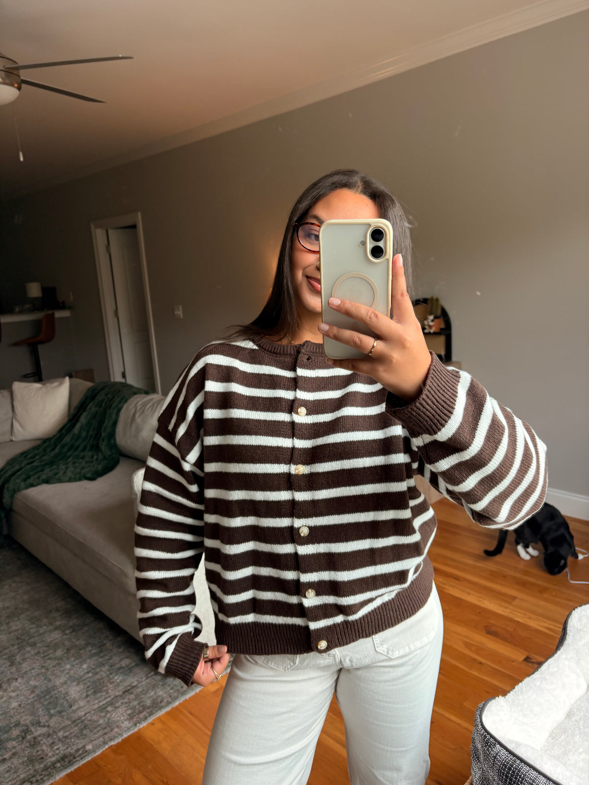 brown sugar cardigan