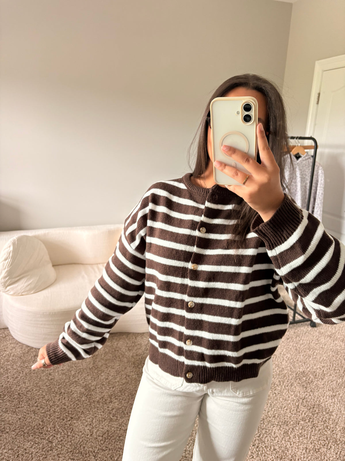 brown sugar cardigan