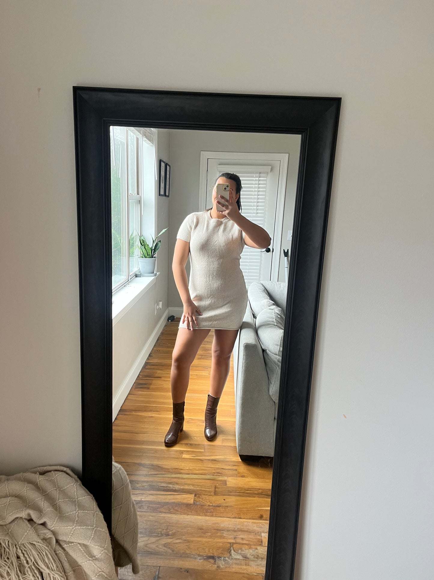 Soft Sweater Mini Dress