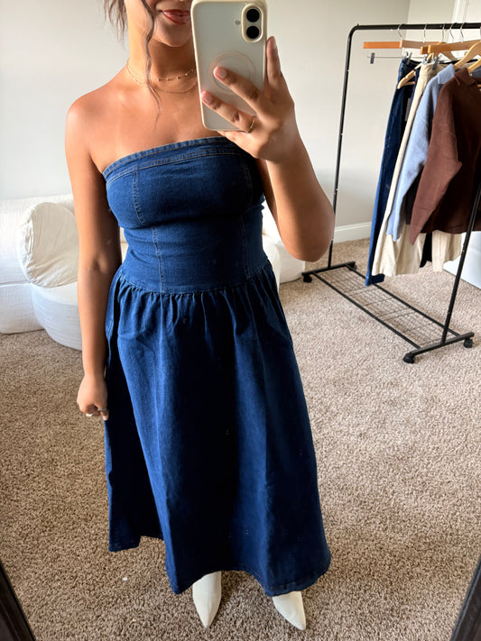 the aurora midi dress