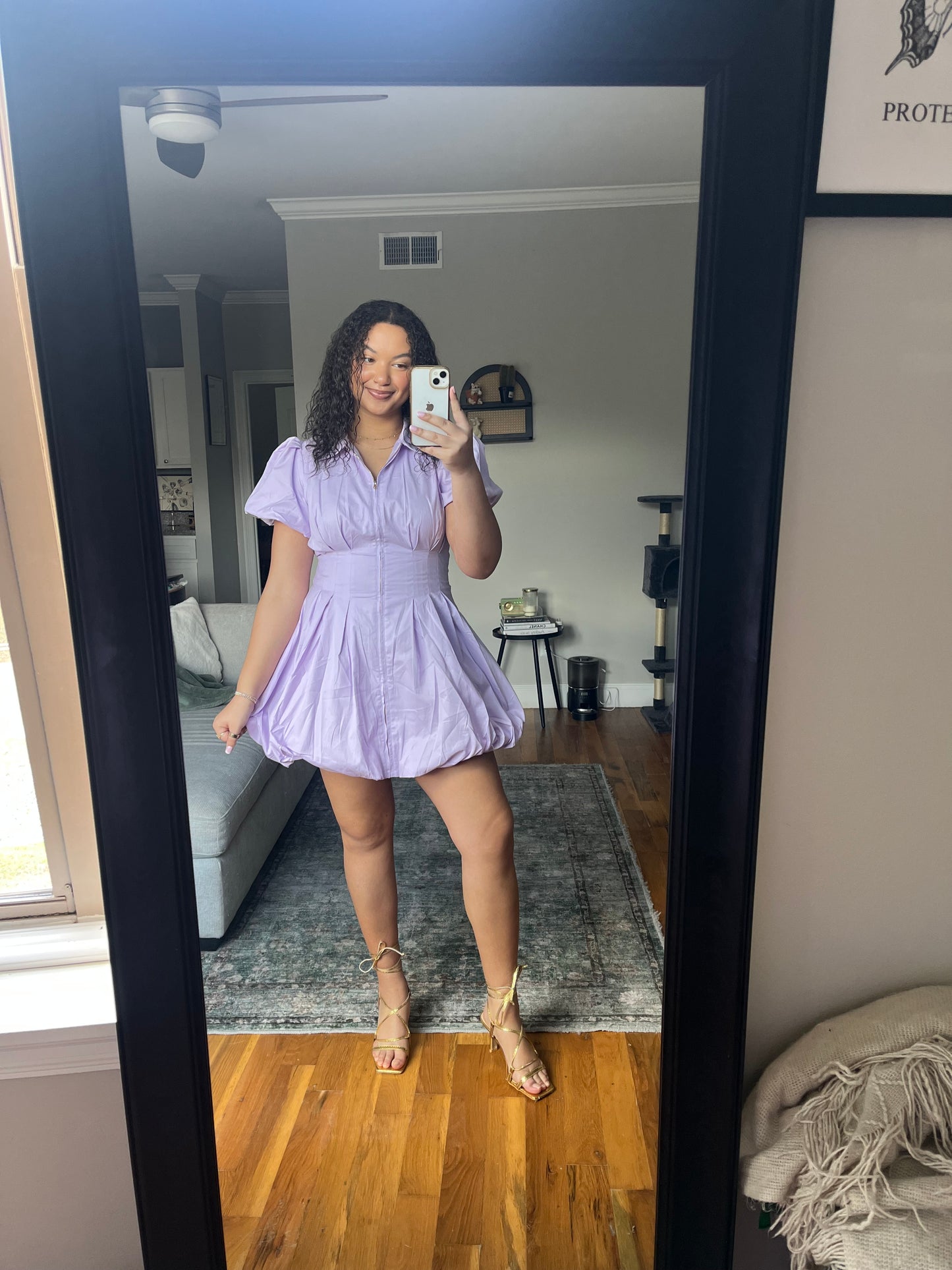 the simone dress - lavender