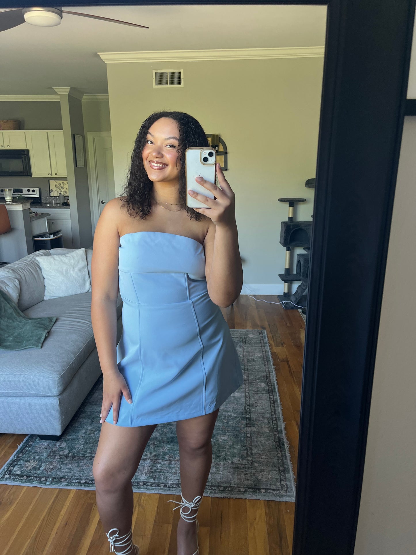 blue darling dress