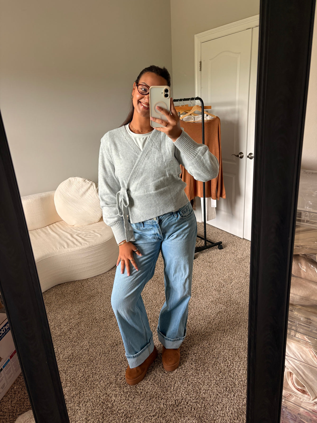 wrap sweater