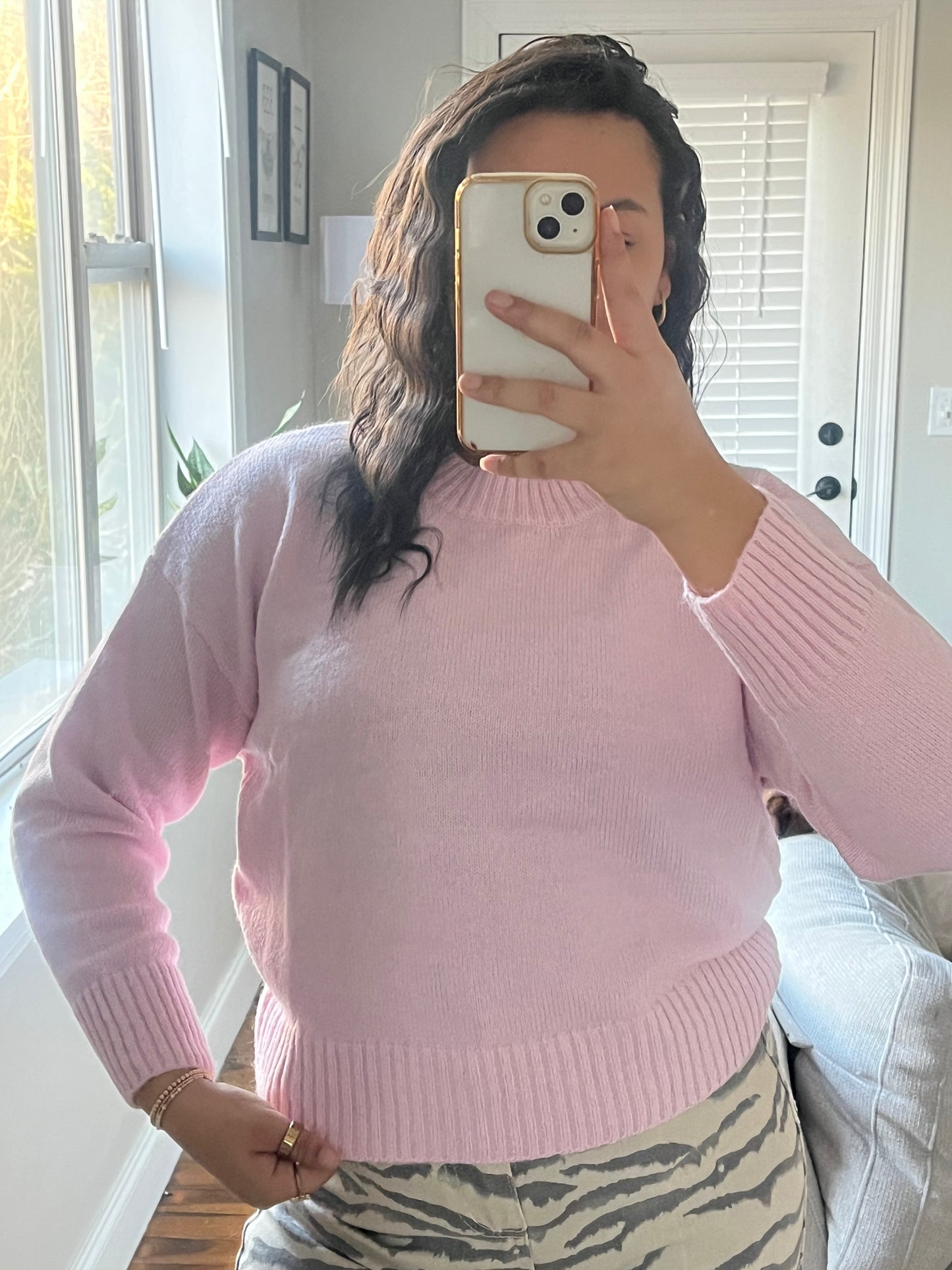 The Everyday Sweater — Pink