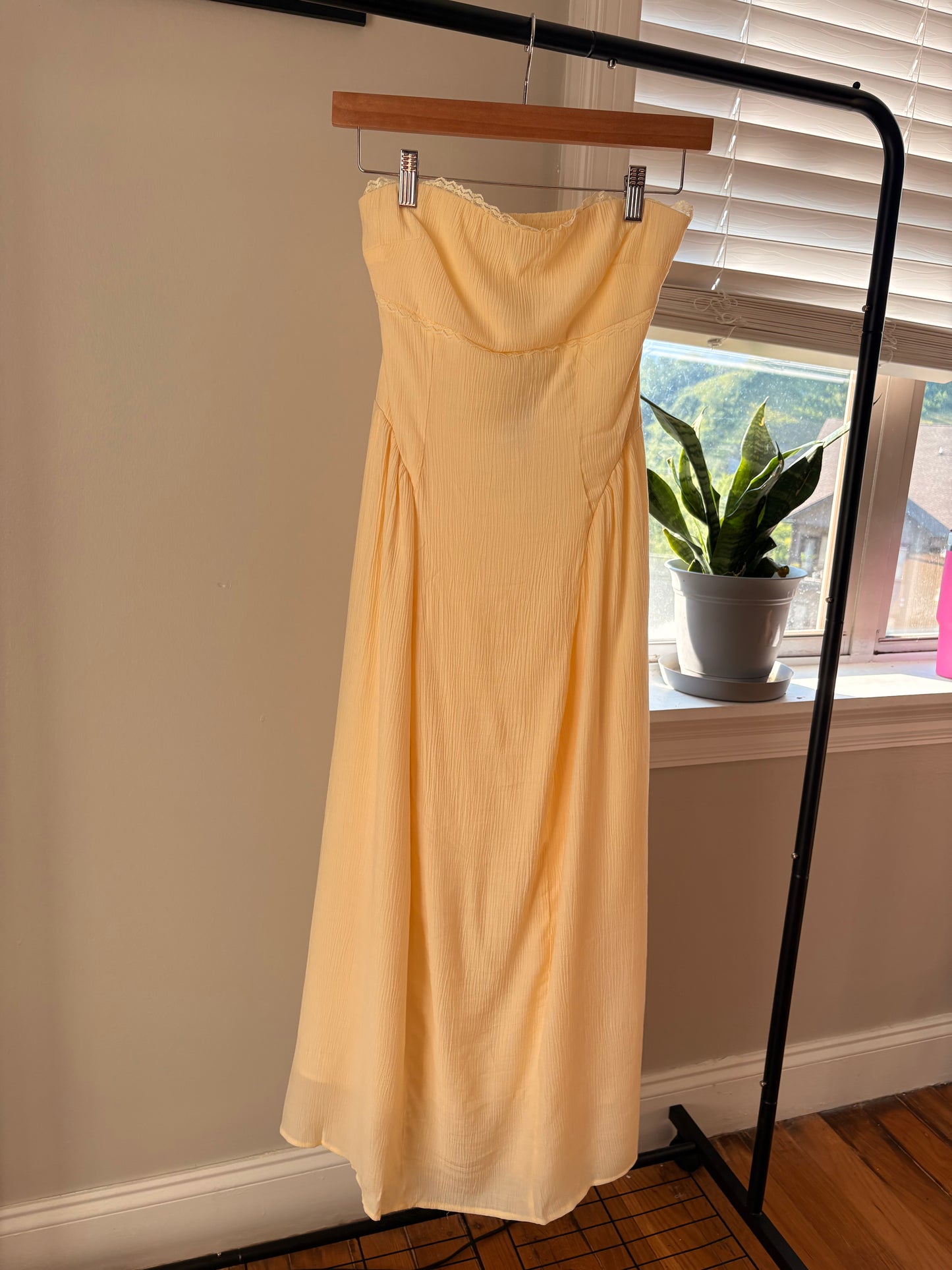 strapless sunshine dress