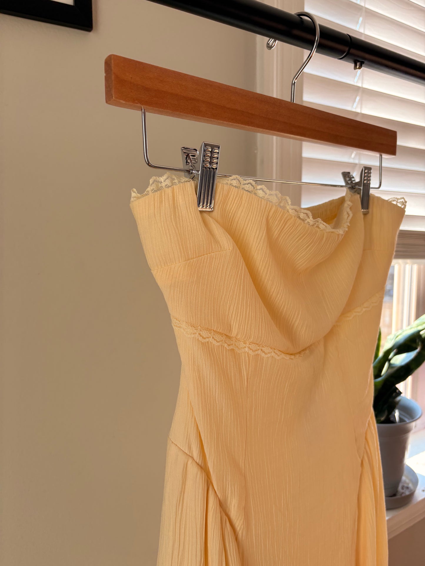 strapless sunshine dress