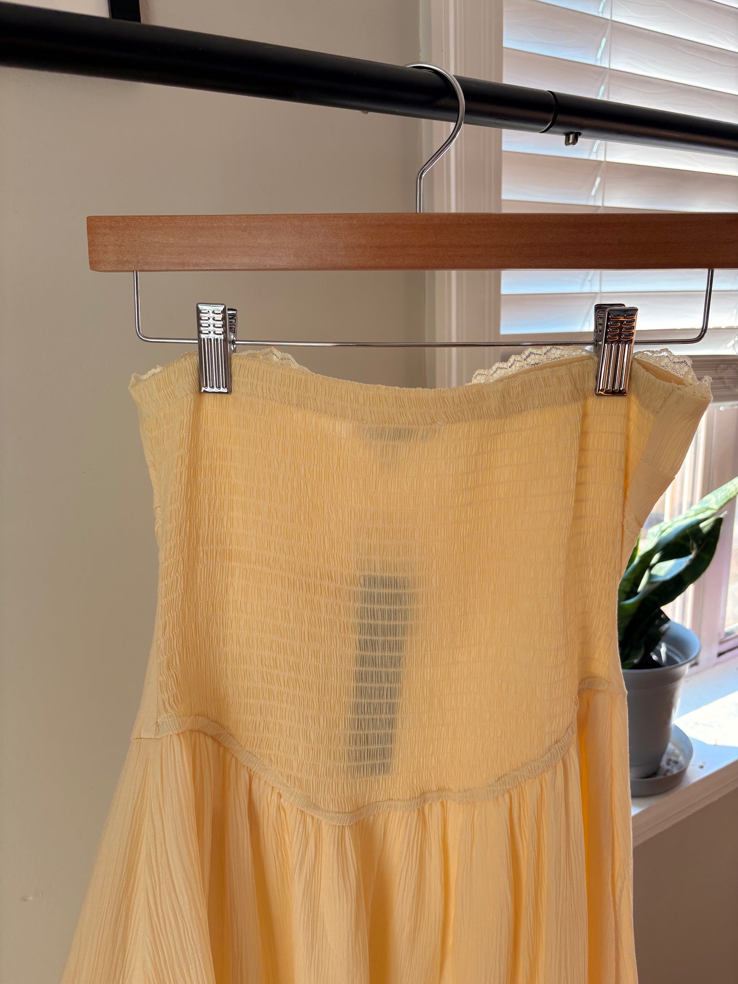 strapless sunshine dress