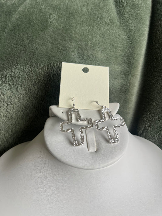Cross Dangle - Silver