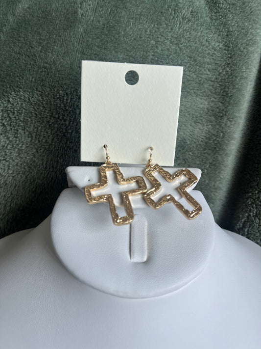 Cross Dangle - Gold