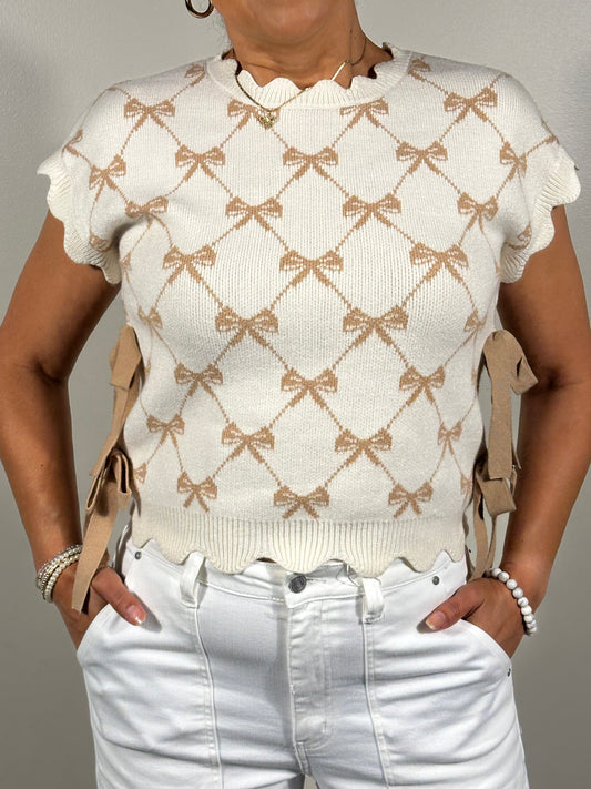 Bow Tie Summer Sweater